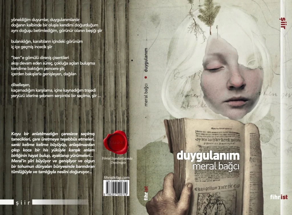 Meral Bağcı'nın Duygulanım (2022) isimli şiir kitabının kapak görseli